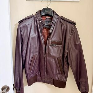 Members Only Men's Deep Purple Bomber Jacket